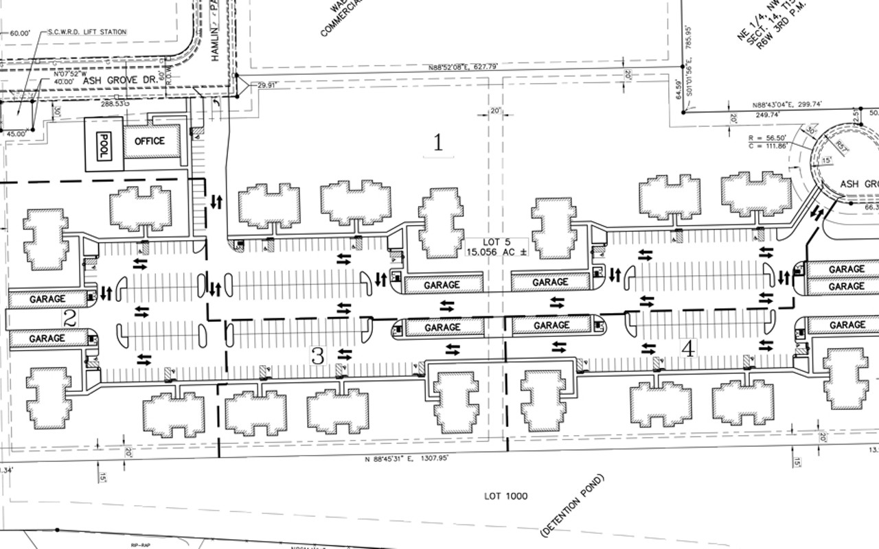 Apartment complex proposed near Wells Fargo