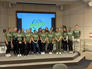 Image: Local high school students step into world of health care