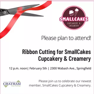 Image: Ribbon Cutting for SmallCakes Cupcakery & Creamery