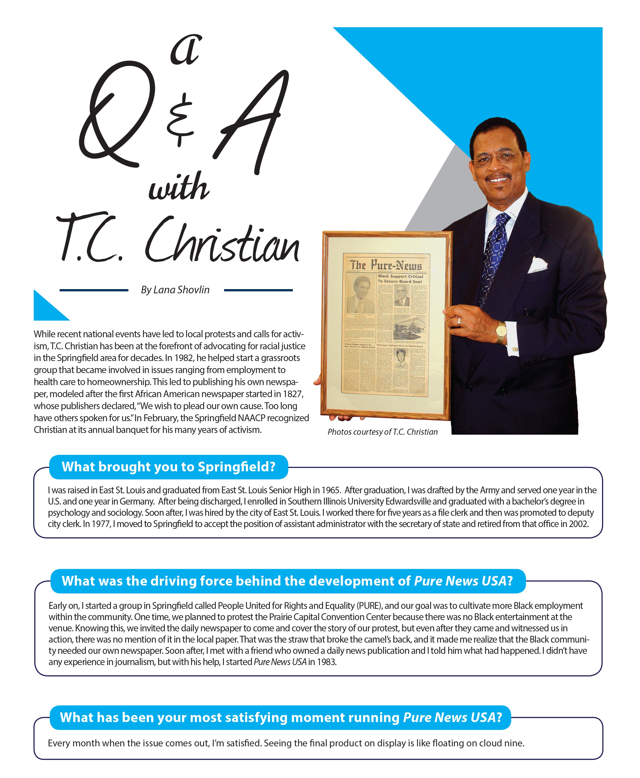 A Q&A with T.C. Christian