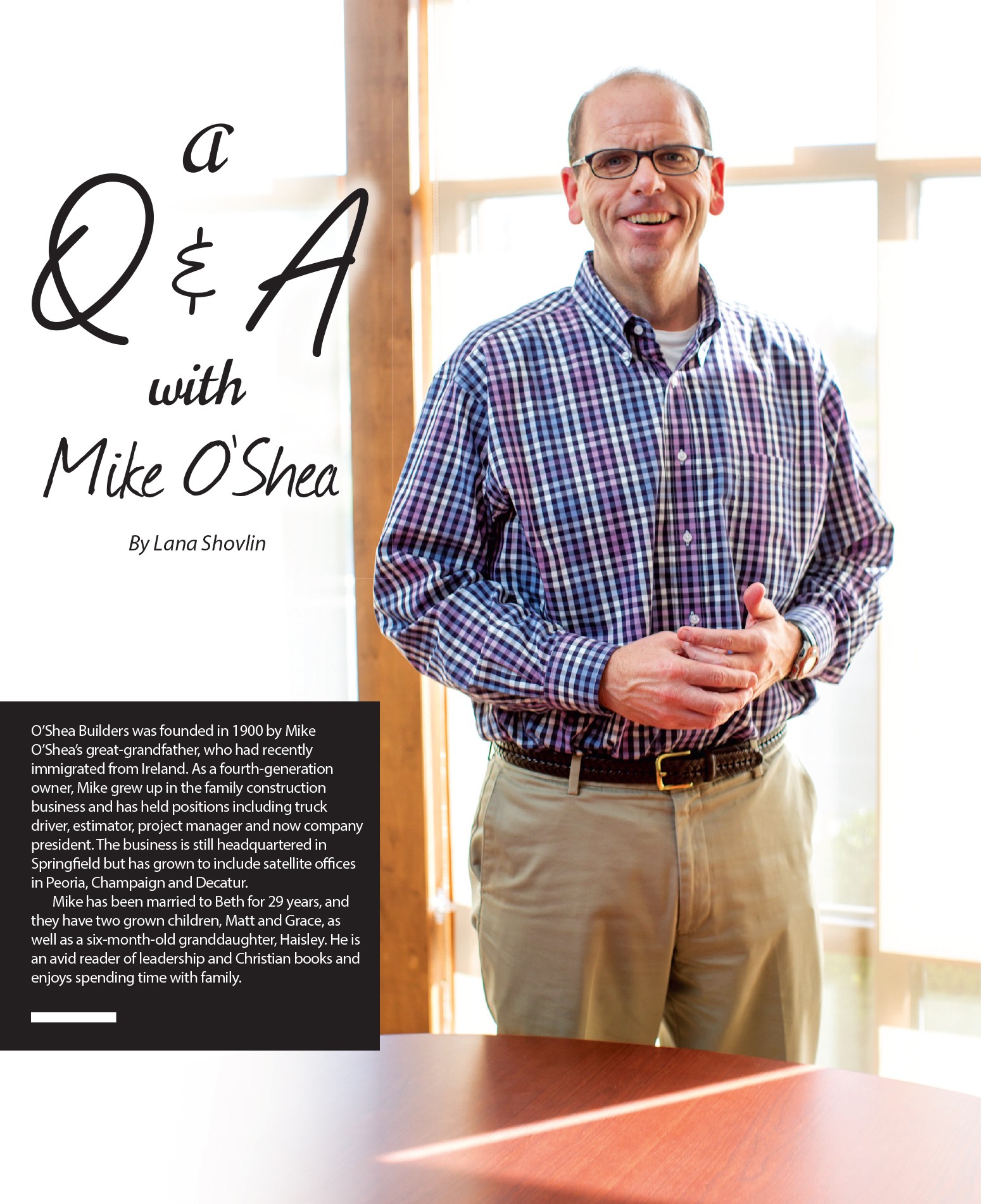 Q&A with Mike O'Shea