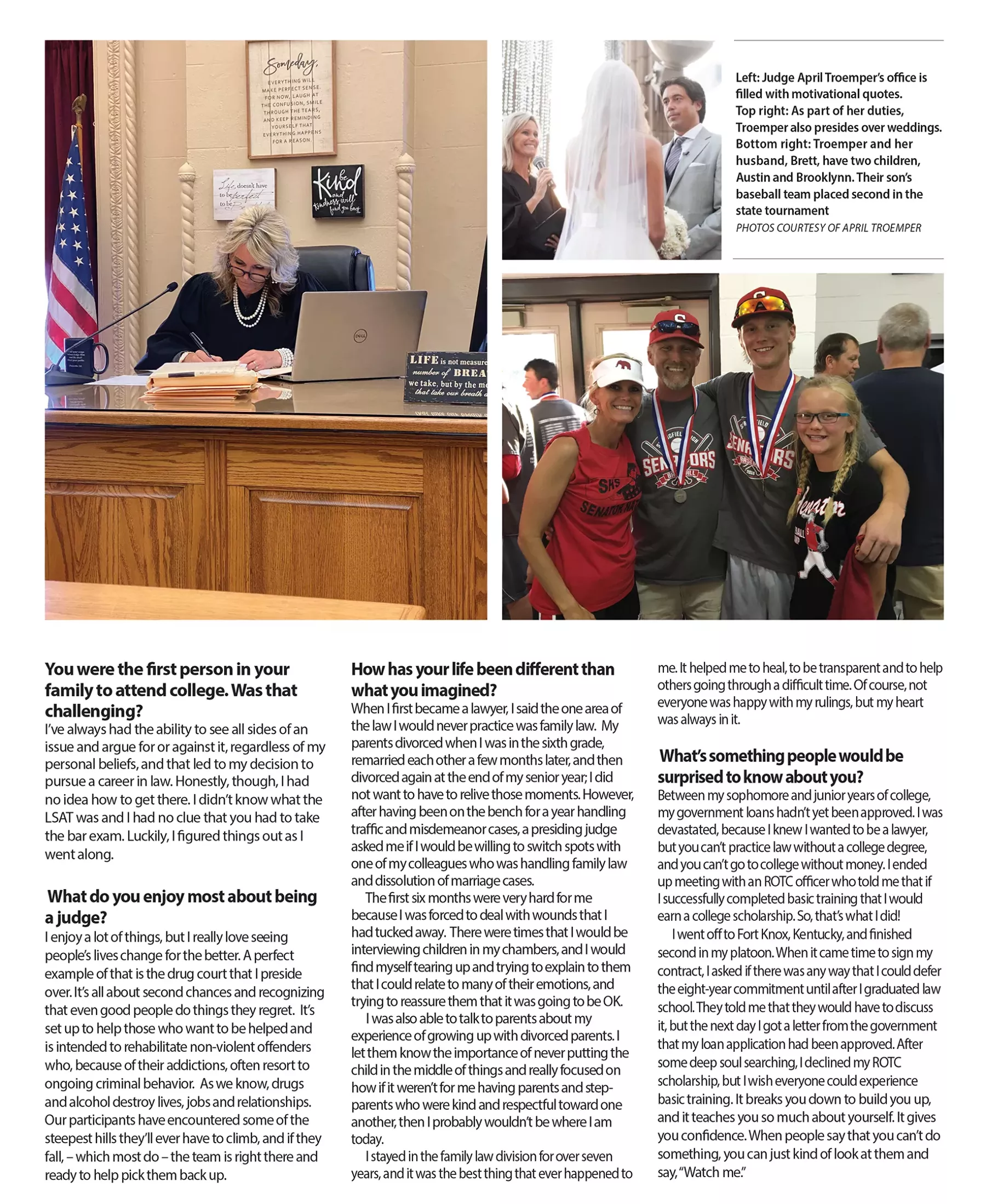 Q&A with Judge April Troemper
