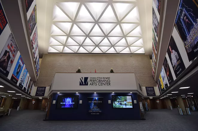 UIS Performing Arts Center to close temporarily
