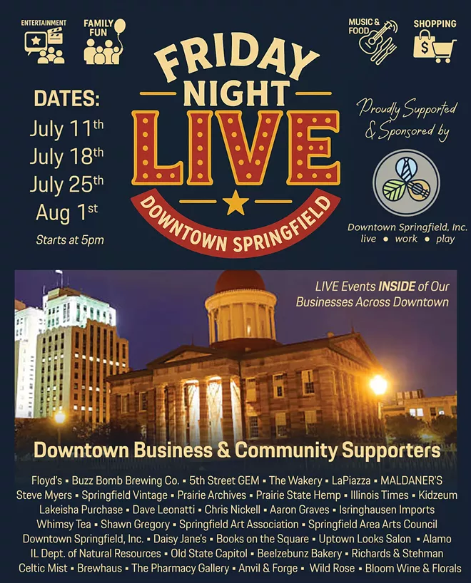 Friday Night Live in  downtown Springfield